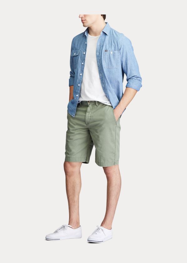 Polo Ralph Lauren Classic Fit Chino Shorts Herre Danmark (ZHWKL2345)